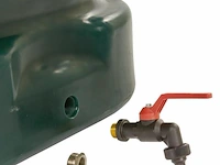 Regenton, pe, donkergroen, incl. kraan, 200 liter - afbeelding 3 van  5
