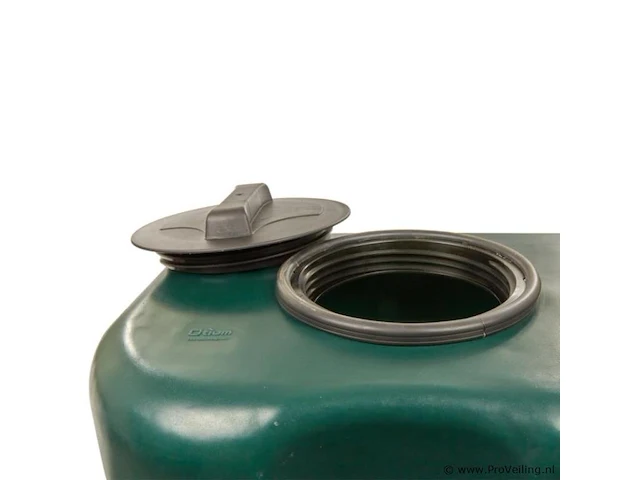 Regenton, pe, donkergroen, incl. kraan, 200 liter - afbeelding 5 van  5