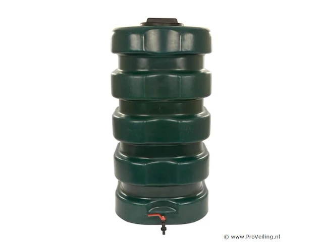 Regenton, pe, donkergroen, incl. kraan, 300 liter - afbeelding 1 van  6