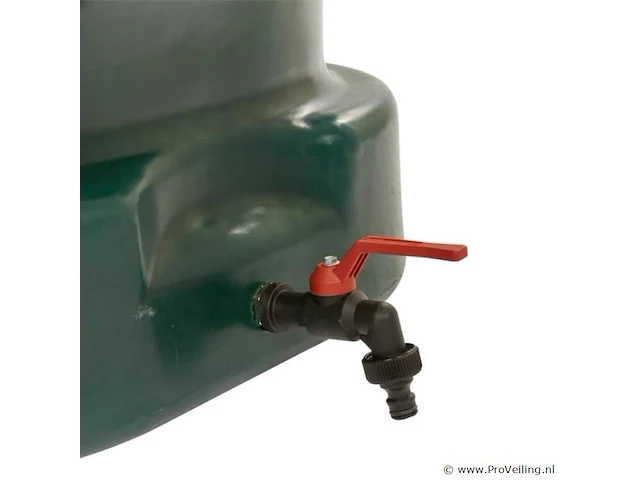 Regenton, pe, donkergroen, incl. kraan, 300 liter - afbeelding 4 van  6