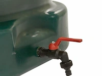 Regenton, pe, donkergroen, incl. kraan, 300 liter - afbeelding 4 van  6