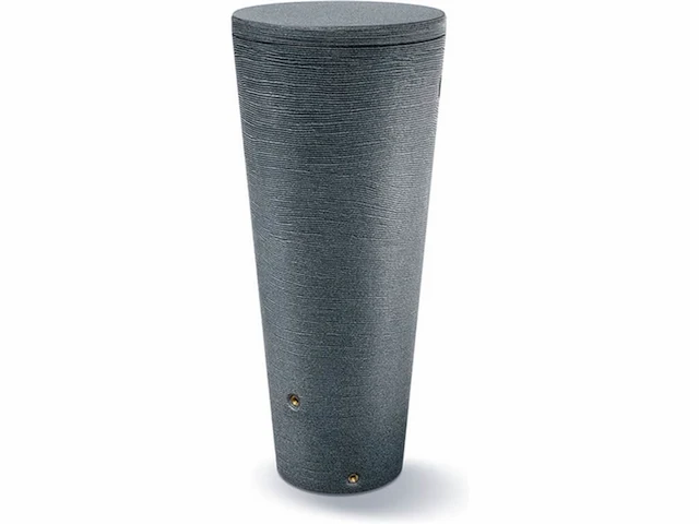 Regenton tubo 320 liter incl. kraan graniet - afbeelding 1 van  2