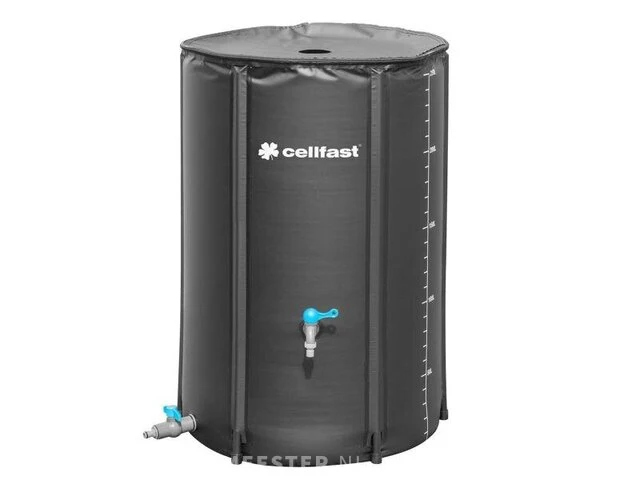 Regenwatertank cellfast, 250 liter, zwart - afbeelding 1 van  5