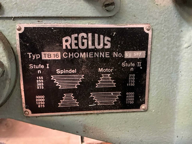 Reglud tb16 kolomboormachine - afbeelding 7 van  7