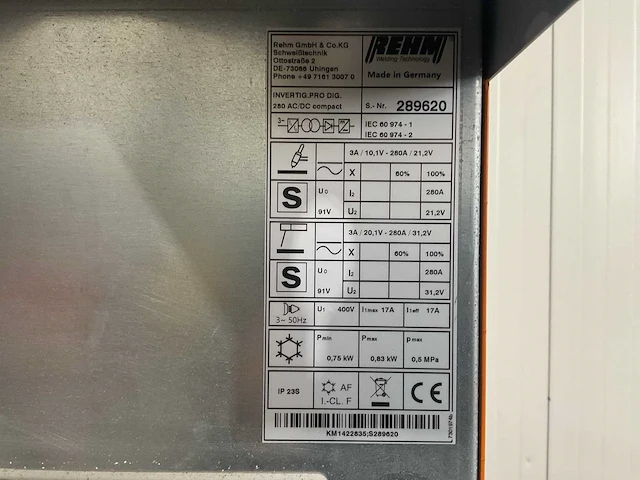 Rehm invertig 280 pro digital lasapparaat - afbeelding 8 van  8