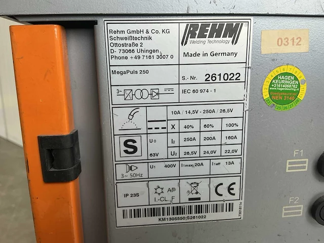 Rehm megapuls 250-4 lasapparaat - afbeelding 7 van  7