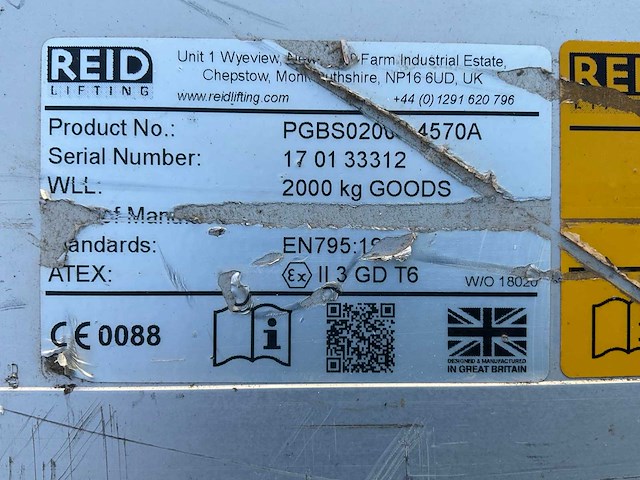 Reid lifting limited porta gantry aluminium portaalkraan - afbeelding 9 van  9