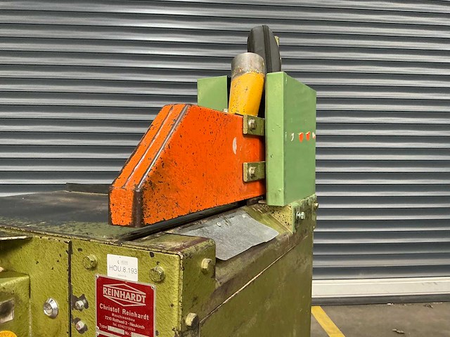 Reinhardt - 1986 - rkp 160 - bladzaagmachine - afbeelding 13 van  13