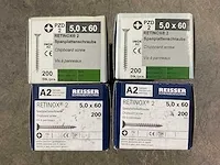 Reisser - spaanplaatschroef - diverse ø5 mm rvs - afbeelding 2 van  7