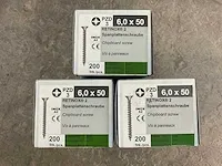 Reisser - spaanplaatschroef - diverse ø6 mm rvs - afbeelding 2 van  9