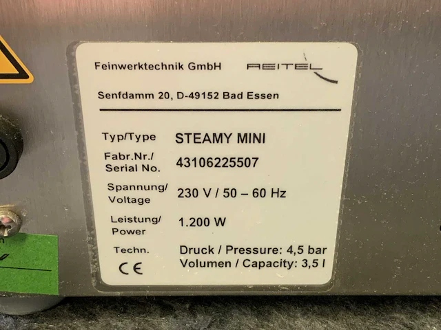 Reitel steamy-mini stoomstraalapparaat - afbeelding 8 van  8