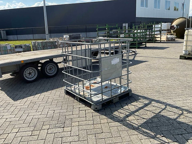 Rek voor 1000 liter vat - afbeelding 3 van  5