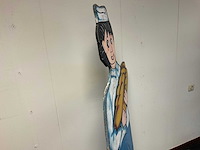 Reklamebord met bakker, dubbelzijdig op zwaar metalen onderstel - afbeelding 4 van  4