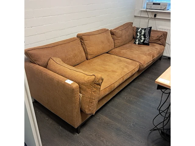 Relaxbank met lederlook bekleding - afbeelding 1 van  4
