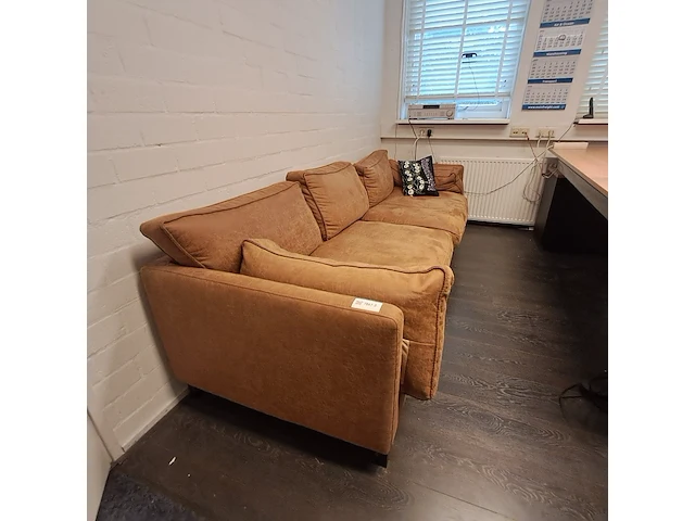 Relaxbank met lederlook bekleding - afbeelding 2 van  4