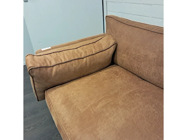 Relaxbank met lederlook bekleding - afbeelding 4 van  4
