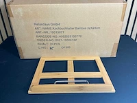 Relaxdays - bamboe hout - kookboekstandaard (60x) - afbeelding 2 van  6