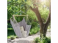 Relaxdays - grijs - hangstoel (15x) - afbeelding 5 van  5