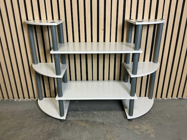 Relaxdays 10025963 wandkast met 8 niveaus (5x) - afbeelding 2 van  8