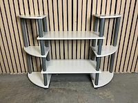 Relaxdays 10025963 wandkast met 8 niveaus (5x) - afbeelding 2 van  8