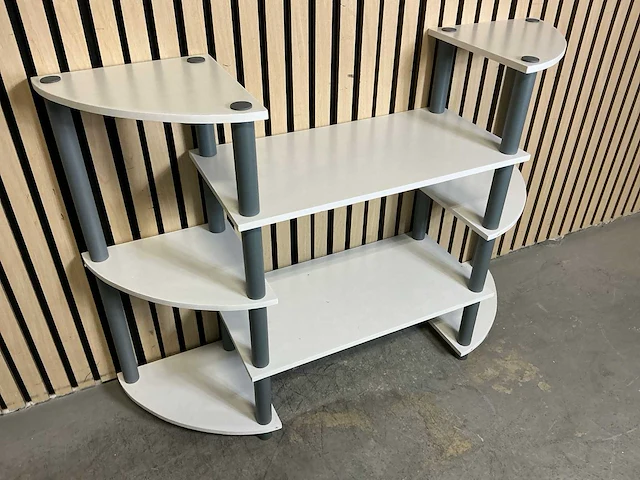 Relaxdays 10025963 wandkast met 8 niveaus (5x) - afbeelding 3 van  8