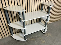 Relaxdays 10025963 wandkast met 8 niveaus (5x) - afbeelding 3 van  8