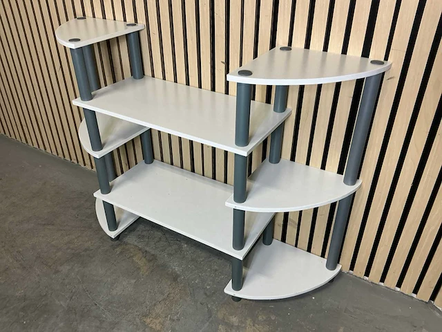 Relaxdays 10025963 wandkast met 8 niveaus (5x) - afbeelding 4 van  8