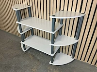 Relaxdays 10025963 wandkast met 8 niveaus (5x) - afbeelding 4 van  8