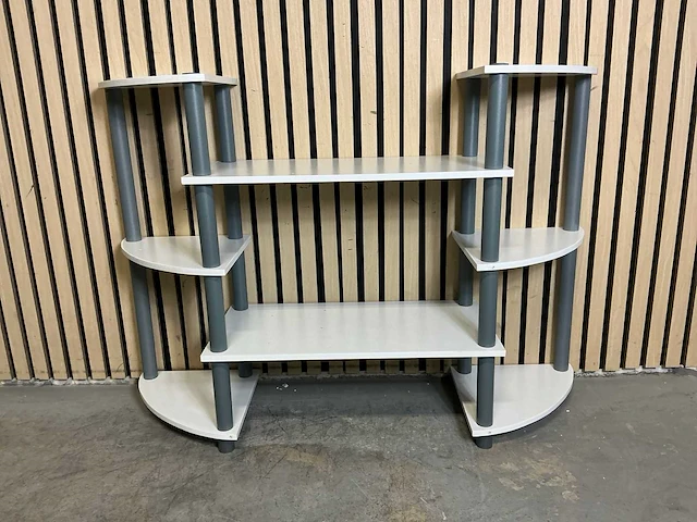 Relaxdays 10025963 wandkast met 8 niveaus (5x) - afbeelding 6 van  8