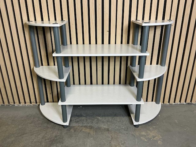 Relaxdays 10025963 wandkast met 8 niveaus (5x) - afbeelding 2 van  8