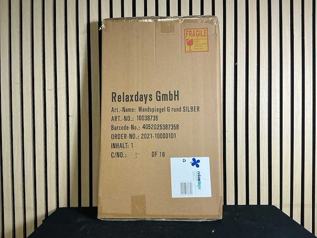 Relaxdays 10034735 spiegel rond (4x) - afbeelding 4 van  5