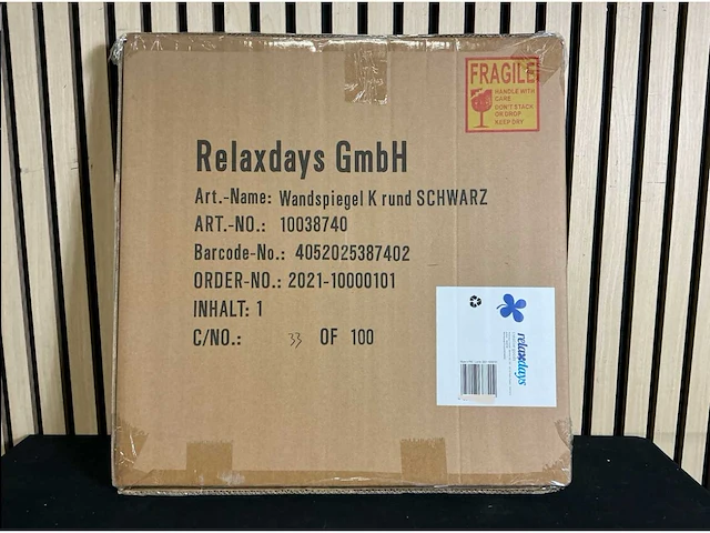 Relaxdays 10038740 spiegel rond (4x) - afbeelding 4 van  5