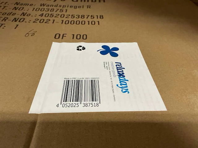 Relaxdays 10038751 spiegel rond (4x) - afbeelding 5 van  6