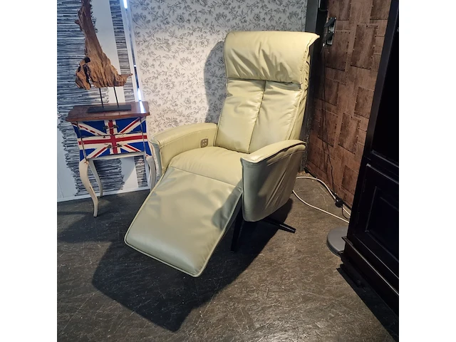Relaxfauteuil chesterfield, ennis , creme - afbeelding 1 van  8