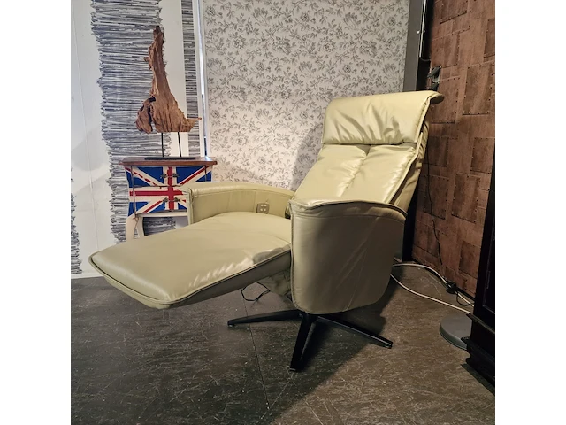 Relaxfauteuil chesterfield, ennis , creme - afbeelding 4 van  8