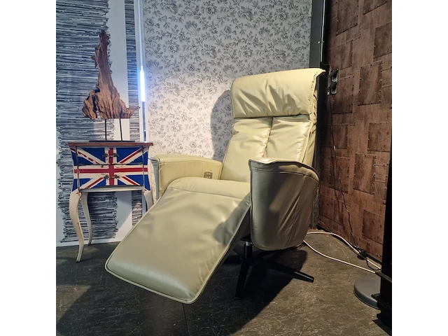 Relaxfauteuil chesterfield, ennis , creme - afbeelding 5 van  8