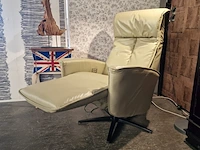 Relaxfauteuil chesterfield, ennis , creme - afbeelding 6 van  8