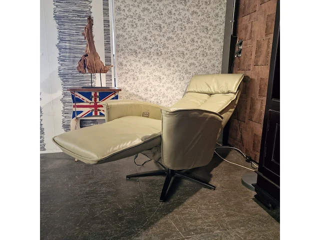 Relaxfauteuil chesterfield, ennis , creme - afbeelding 7 van  8