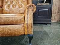 Relaxfauteuil chesterfield, lazychester , bruin - afbeelding 2 van  8