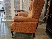 Relaxfauteuil chesterfield, lazychester , bruin - afbeelding 7 van  8