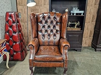 Relaxfauteuil chesterfield, lazychester, bruin - afbeelding 4 van  5