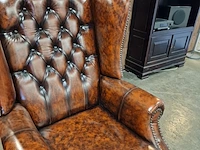 Relaxfauteuil chesterfield, lazychester, bruin - afbeelding 5 van  5