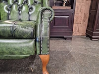 Relaxfauteuil chesterfield, lazychester , groen - afbeelding 2 van  7