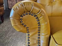 Relaxfauteuil chesterfield, tremblay, geel - afbeelding 4 van  6