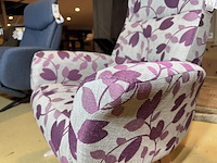 Relaxfauteuil, meerkleurig stof, manueel verstelbaar - afbeelding 3 van  5