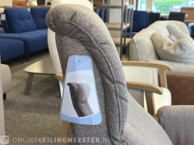 Relaxfauteuil zwolle hjort knudsen, licht grijs - afbeelding 2 van  6