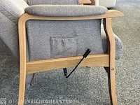 Relaxfauteuil zwolle hjort knudsen, licht grijs - afbeelding 3 van  6