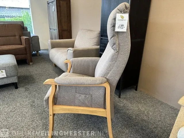 Relaxfauteuil zwolle hjort knudsen, licht grijs - afbeelding 4 van  6