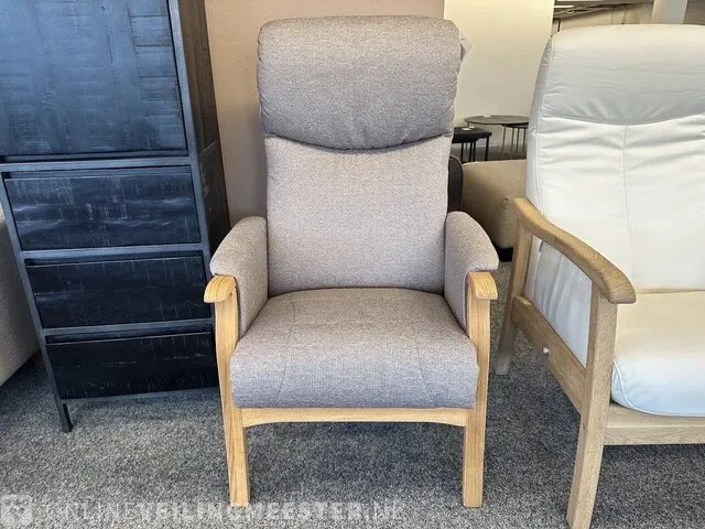 Relaxfauteuil zwolle hjort knudsen, licht grijs - afbeelding 5 van  6
