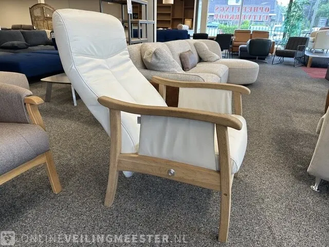 Relaxfauteuil zwolle hjort knudsen, wit - afbeelding 1 van  7